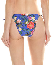 Pq Swim Embroidered Tie Teeny Bikini Bottom