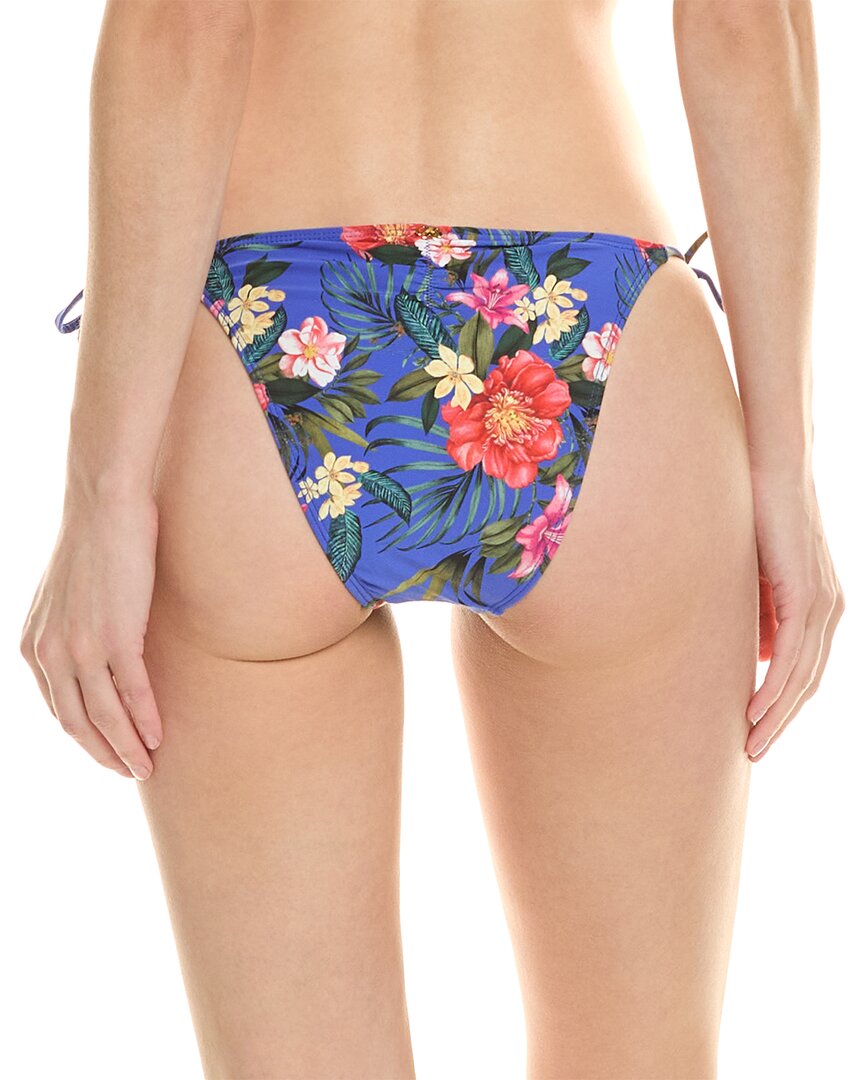Pq Swim Embroidered Tie Teeny Bikini Bottom