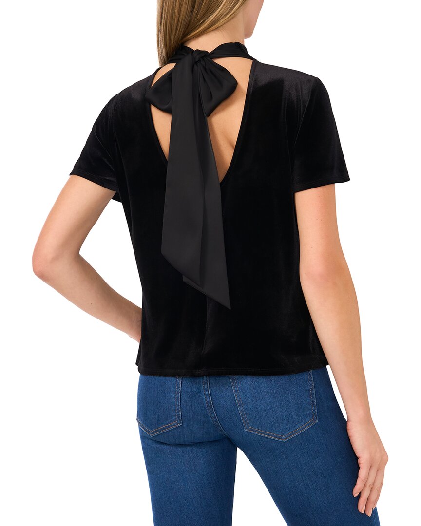 Cece Mock Neck A-Line Top
