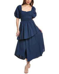 Ramy Brook Persephone Maxi Dress Blue Regular 00 (XXS)