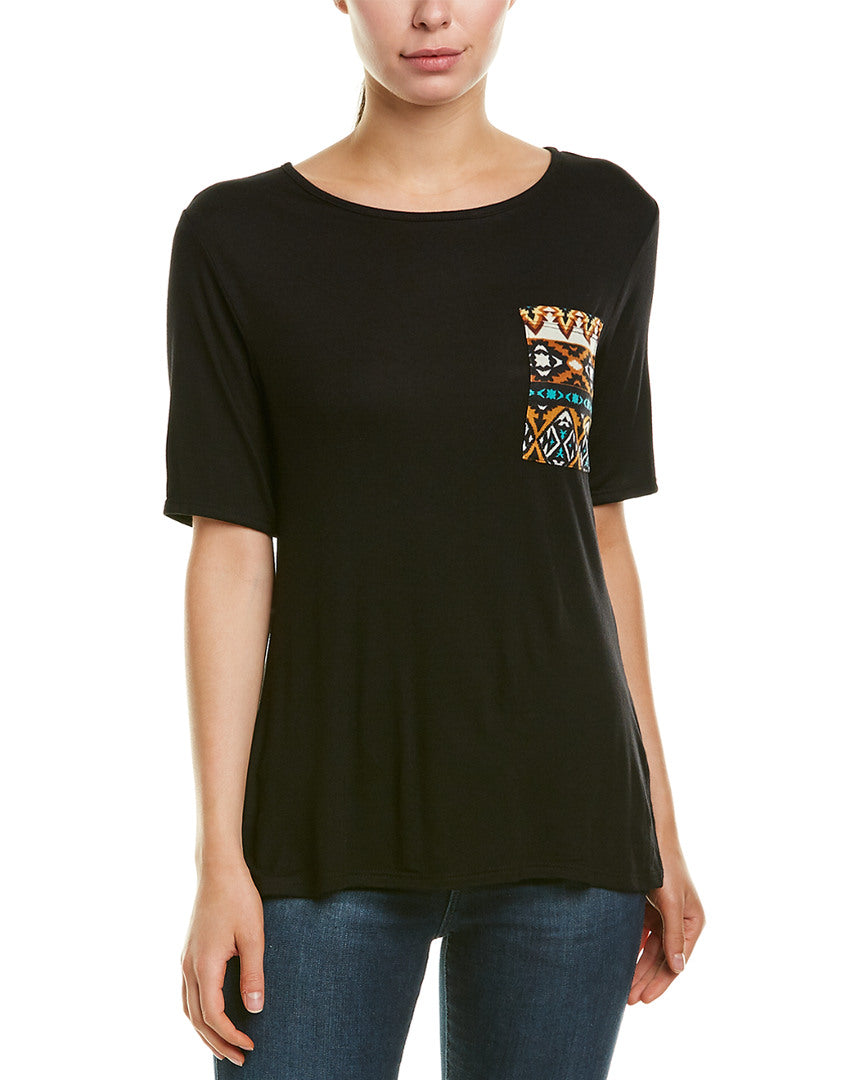 Susi Magic Fit Aztec Print Pocket Top