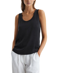 Reiss Riley Silk-Blend Front Vest