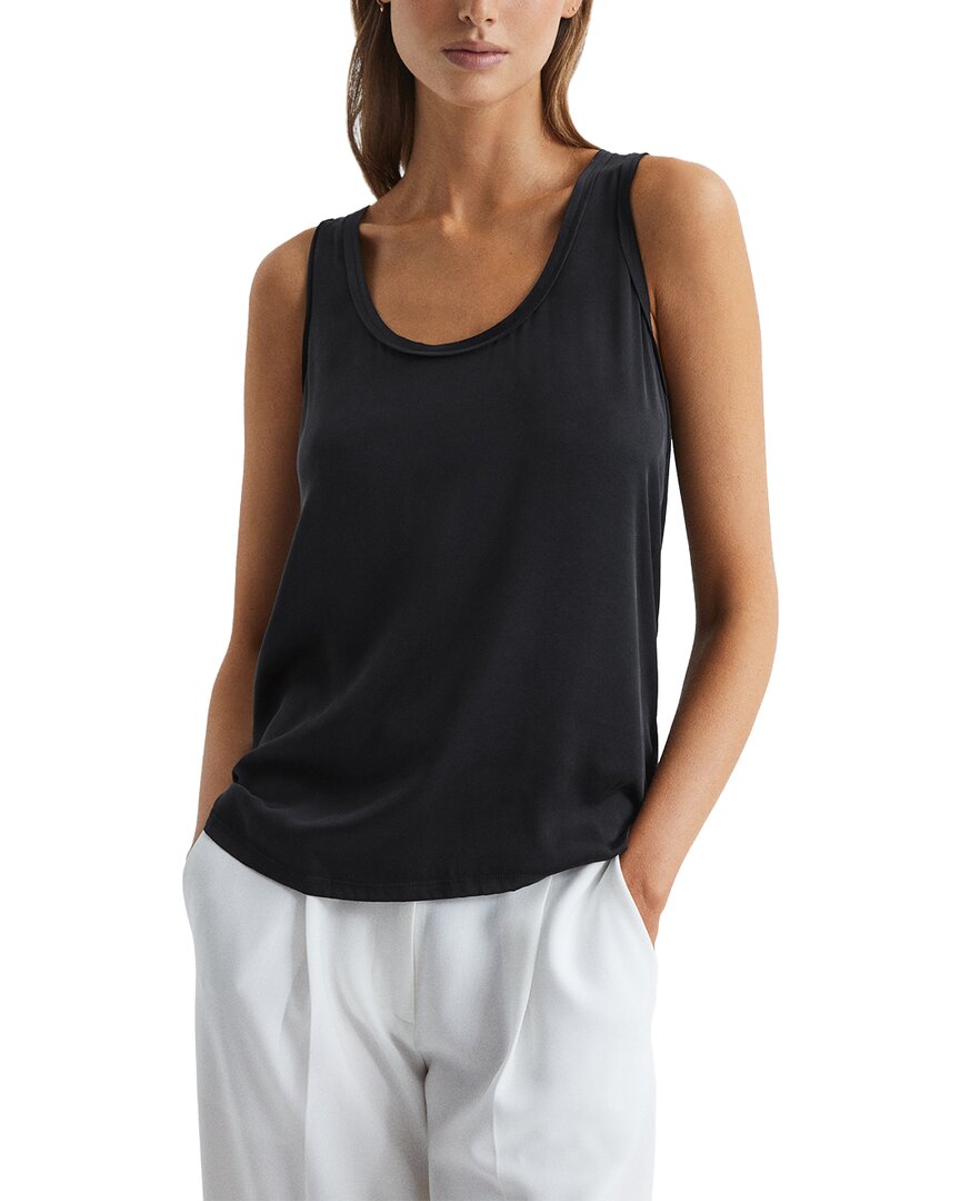 Reiss Riley Silk-Blend Front Vest