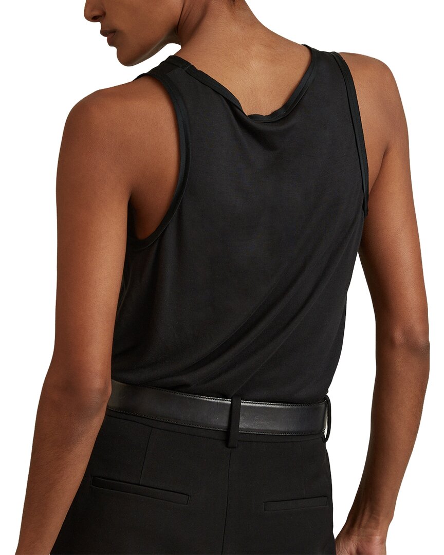 Reiss Riley Silk-Blend Front Vest