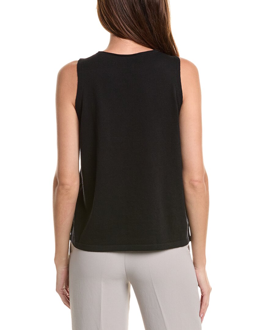 Eileen Fisher Crewneck Wool Shell