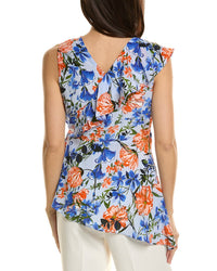 Elie Tahari The Sloane Silk Blouse