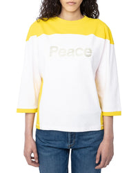 Zadig & Voltaire Earl Peace T-Shirt White