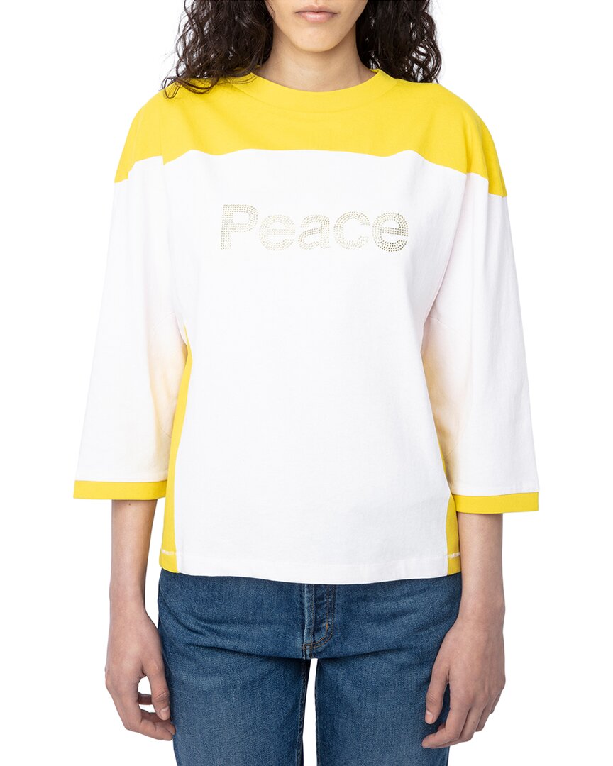 Zadig & Voltaire Earl Peace T-Shirt White