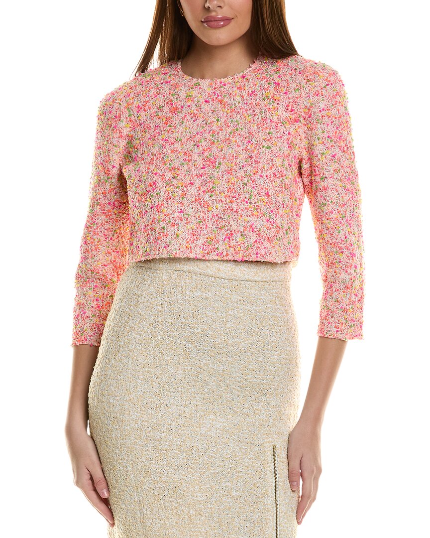 St. John Tweed Top Multi