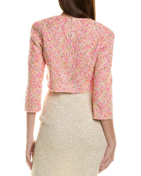 St. John Tweed Top