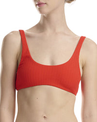 Wolford Scoop Neck Top Red