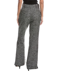 Toccin Gracie Button Detail Wool-Blend Pant