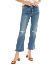 Le Jean Sabine Carina High-Rise Modern Straight Jean Blue