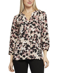 Nydj Pintuck Blouse Multi