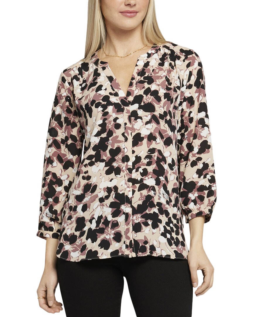 Nydj Pintuck Blouse Multi