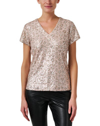 Jude Connally Winnie Sequin Leopard Shirt Multi Regular 0 (XS)