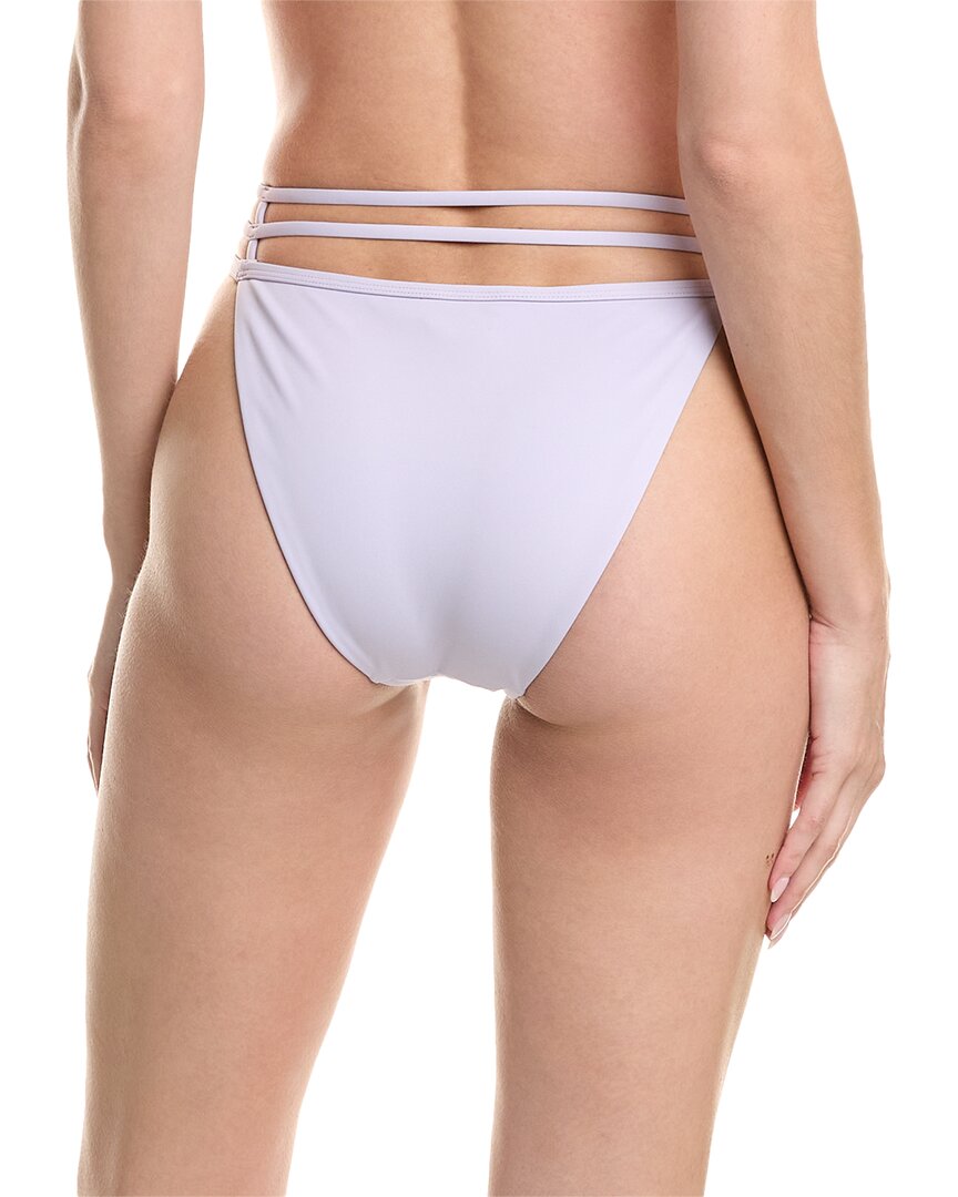 Simkhai Amenda Strappy Solid Bikini Bottom