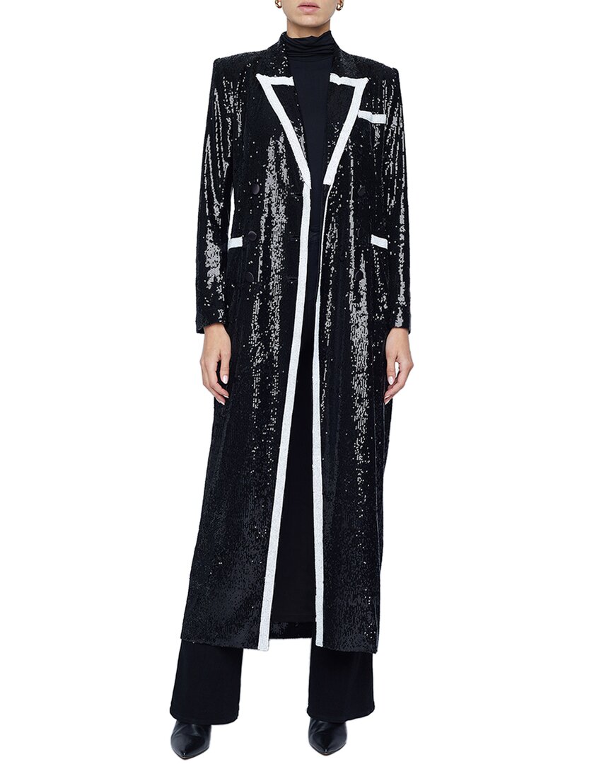 L'agence Marlowe Long Sequin Jacket