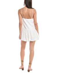 Onia Air Bubble Linen-Blend Mini Dress