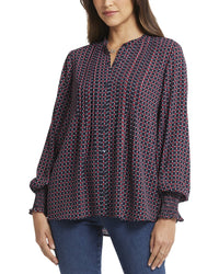 Nydj Peasant Blouse Multi