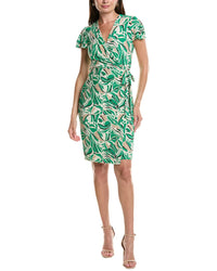 Anne Klein Classic Mini Dress Regular 16 (XL) Green