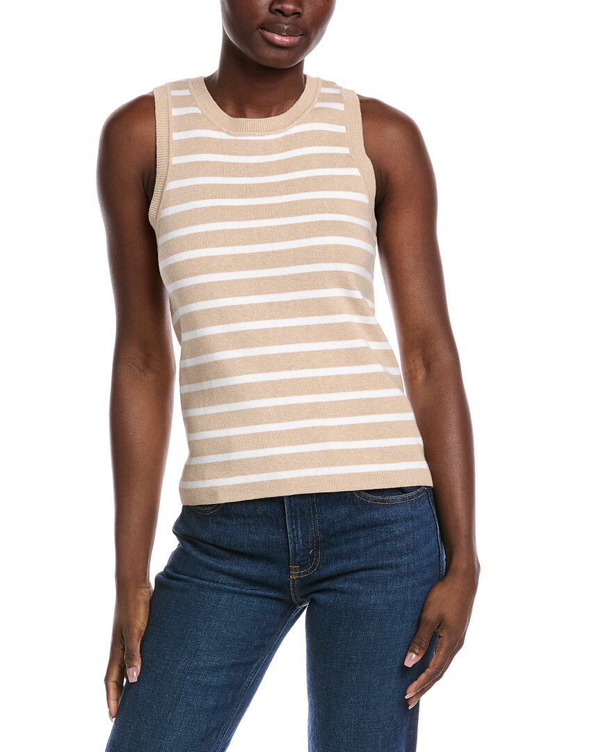 Minnie Rose Cashmere-Blend Tank
