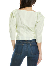 Vince Draped Square Neck Top