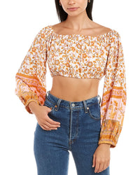 Traffic People Sofia Crop Top Orange Regular 12 (L)