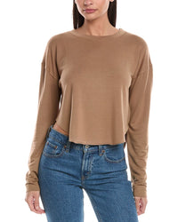 Hashttag Brushed Top Brown Multi