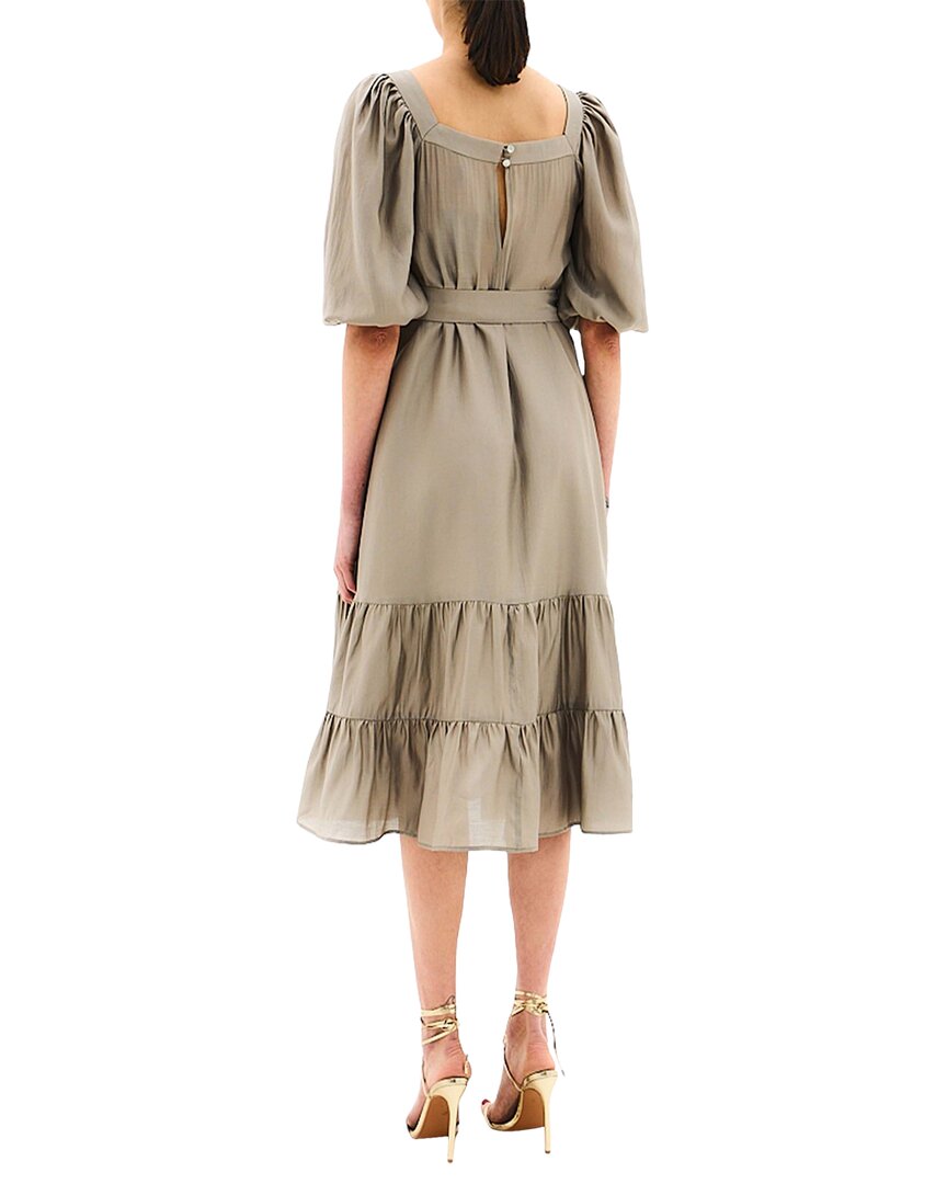 Bgl Silk-Blend Midi Dress