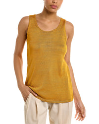 Lafayette 148 New York Lafayette 148 New York Scoop Front Silk Tank