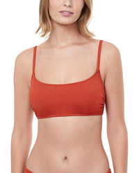 Gottex New Bralette Scoop Neck Top Black