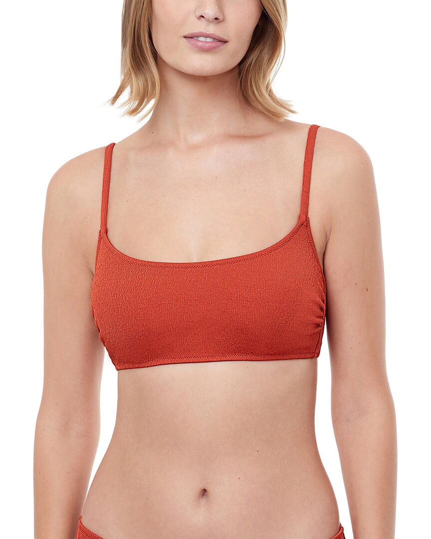 Gottex New Bralette Scoop Neck Top Black