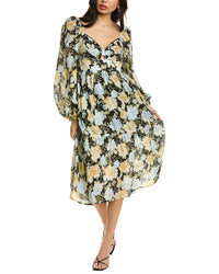 We Are Kindred Isabella Midi Dress Grey Multi
