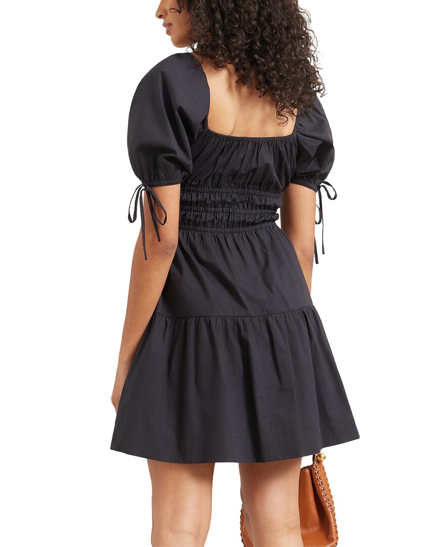 Modern Citizen Mori Smocked-Waist Tiered Mini Dress