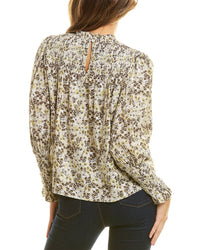 Celina Moon Smocked Blouse