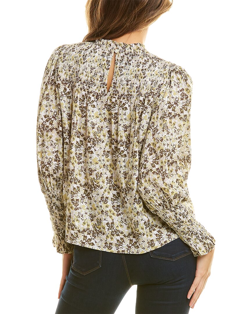 Celina Moon Smocked Blouse