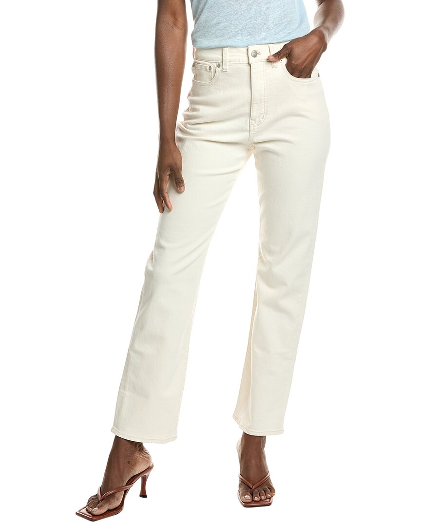 Madewell 90'S Straight Pant White