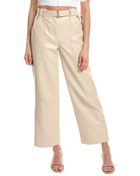 Simkhai Jenny Belted Cropped Pant Brown Multi