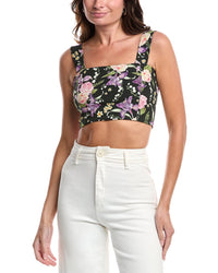 Agua Bendita Leah Dreamin Top Black