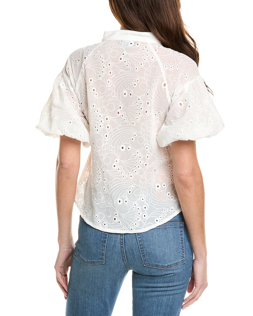Gracia Eyelet Top