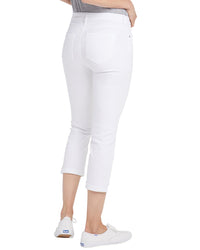 NYDJ Nydj Chloe Optic White Capri Jean