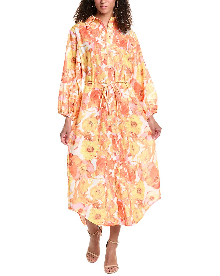 Beulah Shirtdress Orange