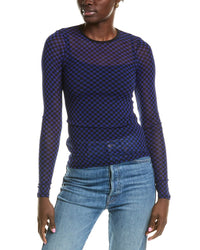 Enza Costa Mesh Shirt Black Regular 0 (XS)