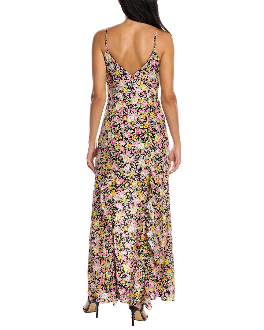 Les Rêveries Ruffle Cami Silk Maxi Dress