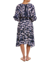 Boss Hugo Boss Tie Neck Midi Dress