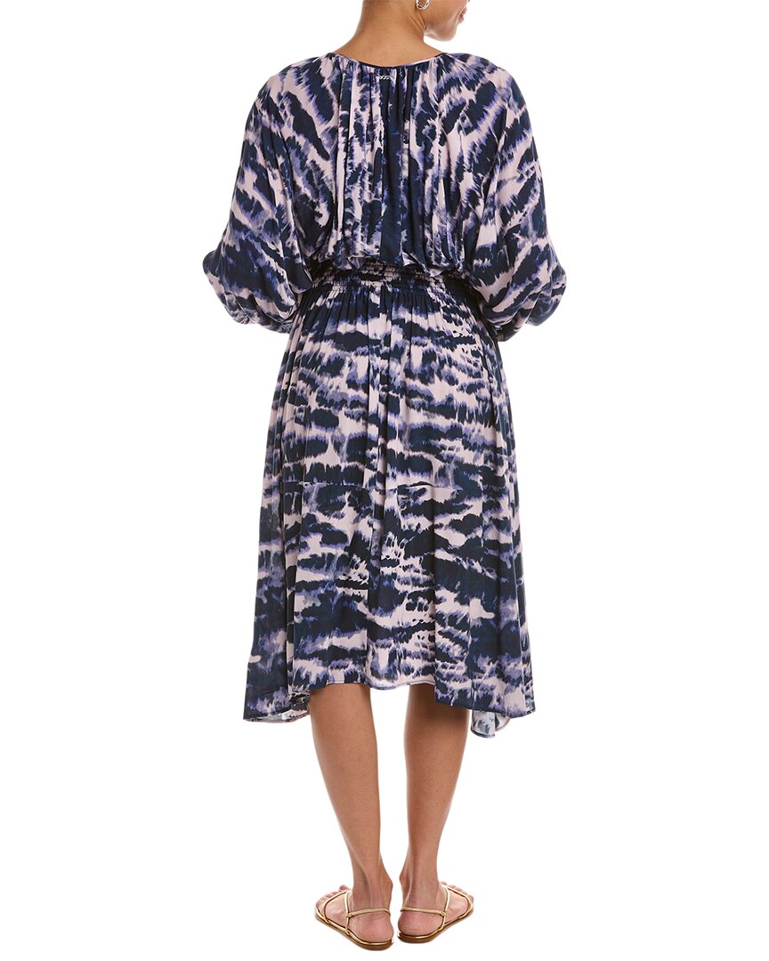 Boss Hugo Boss Tie Neck Midi Dress