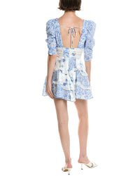 Abbey Puff Sleeve Mini Dress