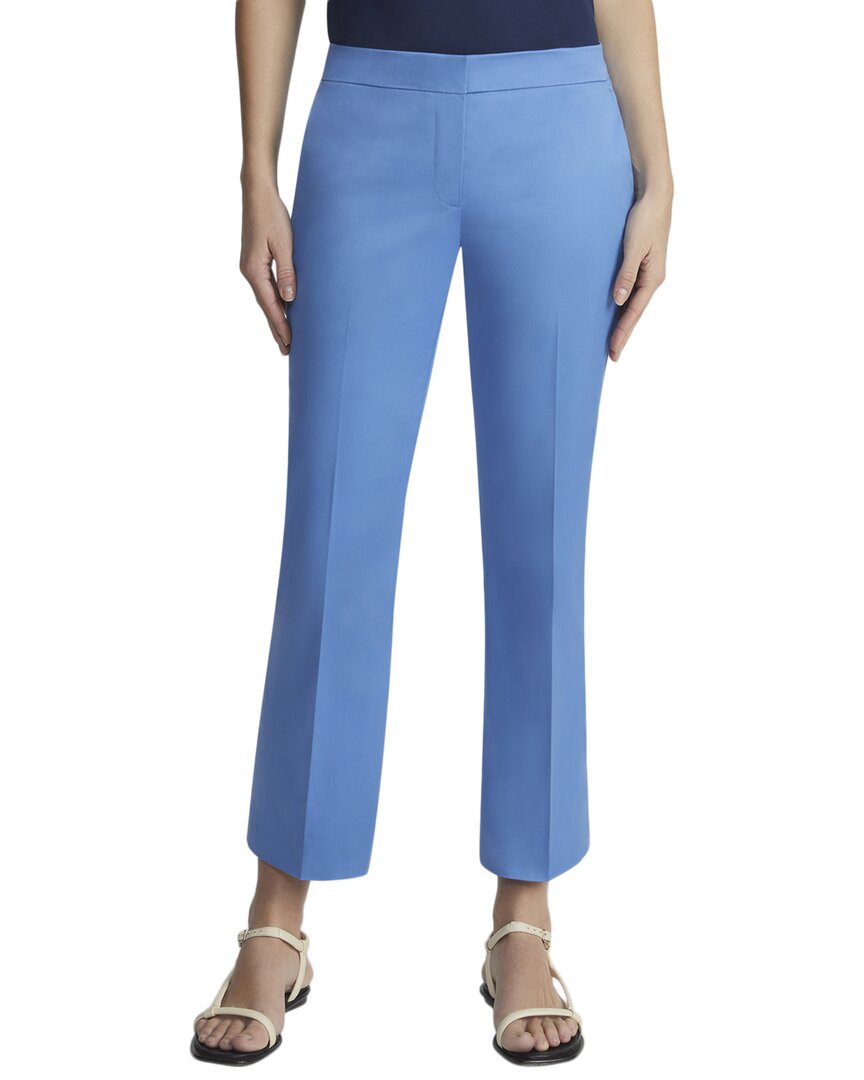 Lafayette 148 New York Womens Cropped Manhattan Flare Pant, 0