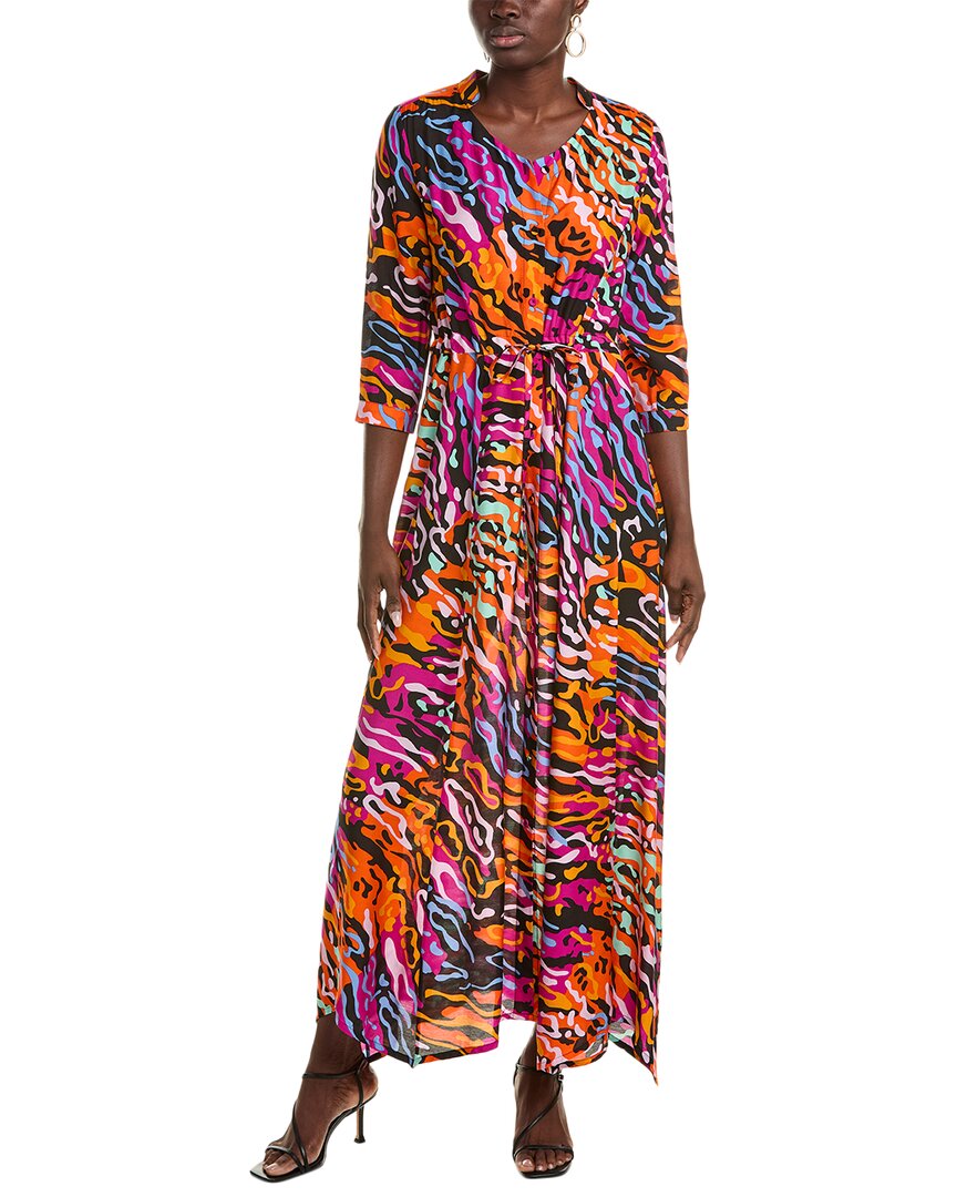 Diane Von Furstenberg Lily Silk-Blend Maxi Dress